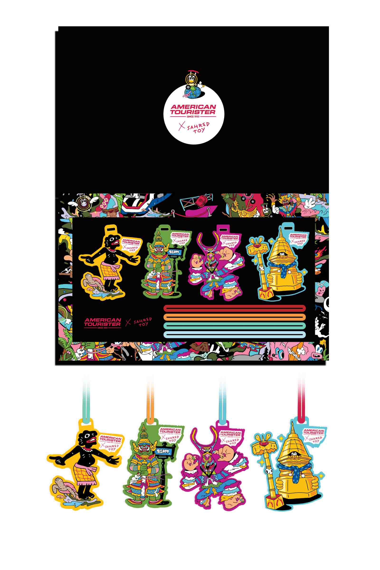 American tourister luggage tags hotsell