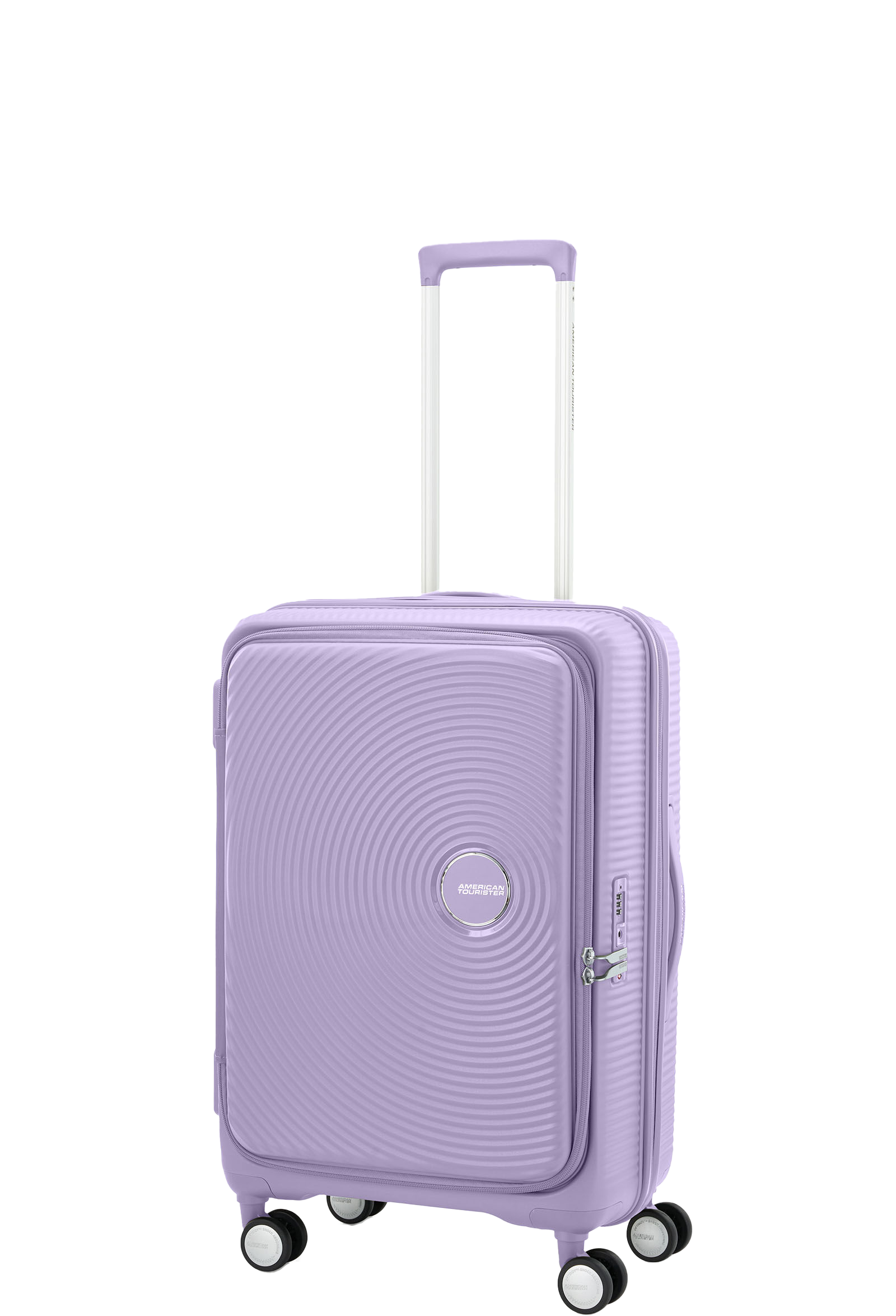 CURIO BOOK OPEN SPINNER 68/25 EXP TSA BO  transparent | American Tourister