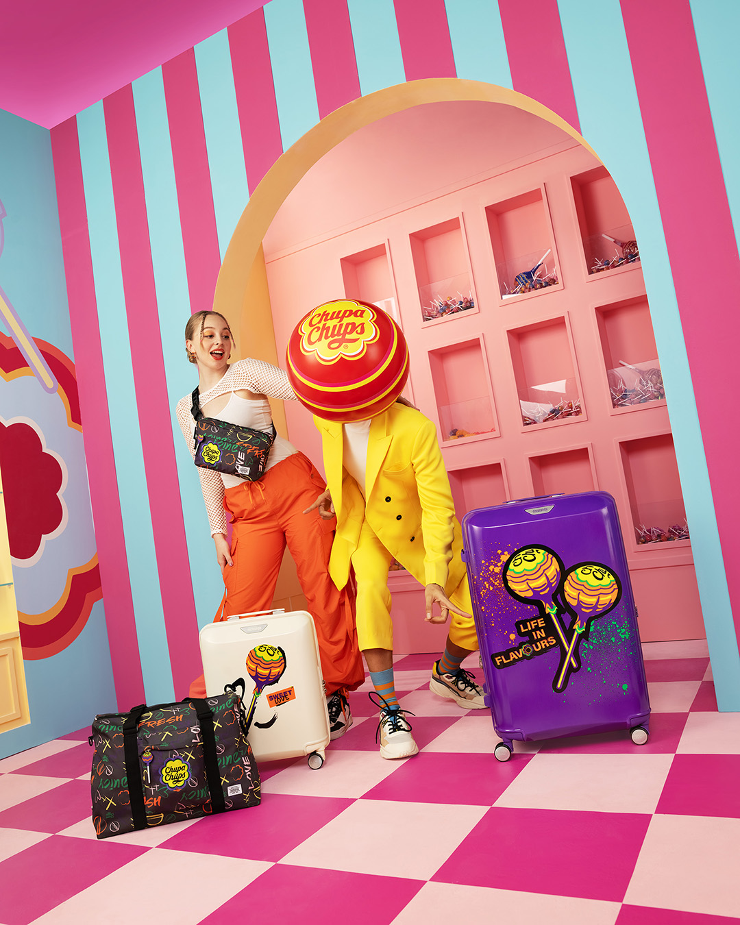 CHUPA CHUPS กระเป๋าเดินทางขนาด 18 นิ้ว TSA  lifestyle | American Tourister